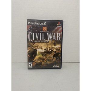 History Channel Civil War PS2 -- A Nation Divided (Sony PlayStation 2, 2006)